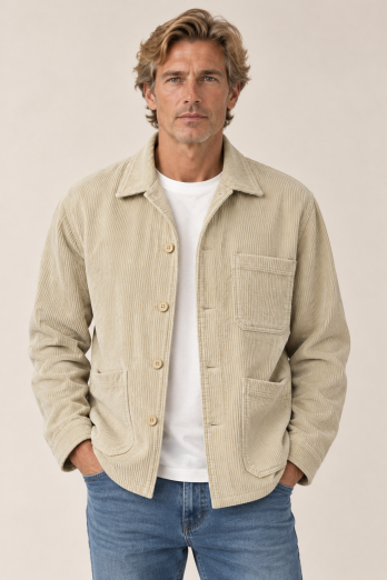 Sur-chemise velours CLARK