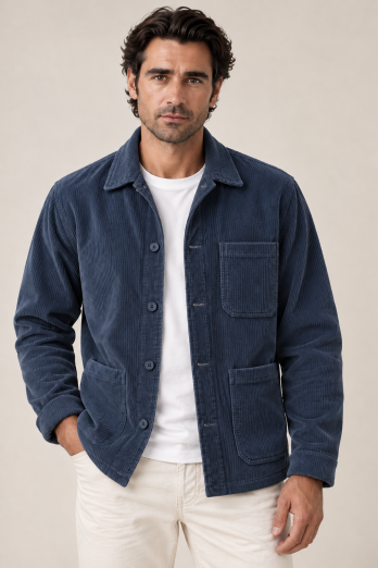 Sur-chemise velours CLARK